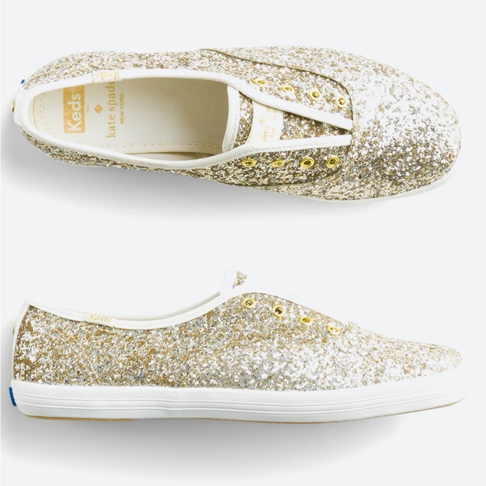 Champion x Kate Spade Glitter Lace-Up Sneaker